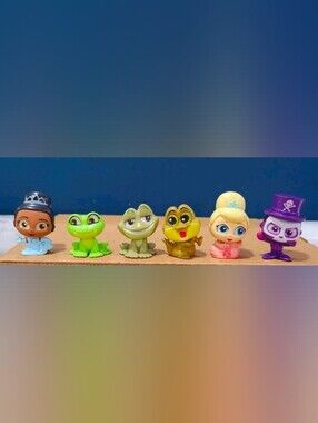 Doorables Series 7 lot of 6 Princess & the Frog Set Tiana Dr. Facilier Louis +